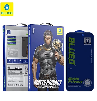 گلس ، محافظ صفحه بلو مات پرایوسی Blueo Full Cover Anti-Peep privacy Matte Glass Iphone